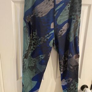 Adidas Adizero Blue and Black Leggings